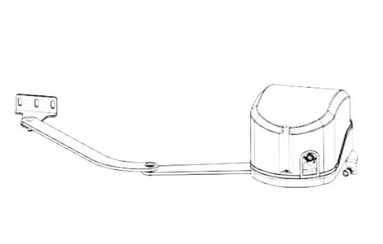 24VDC Ατομικός ανοιχτήρας πόρτας 300kg με χειροκίνητο κλειδί